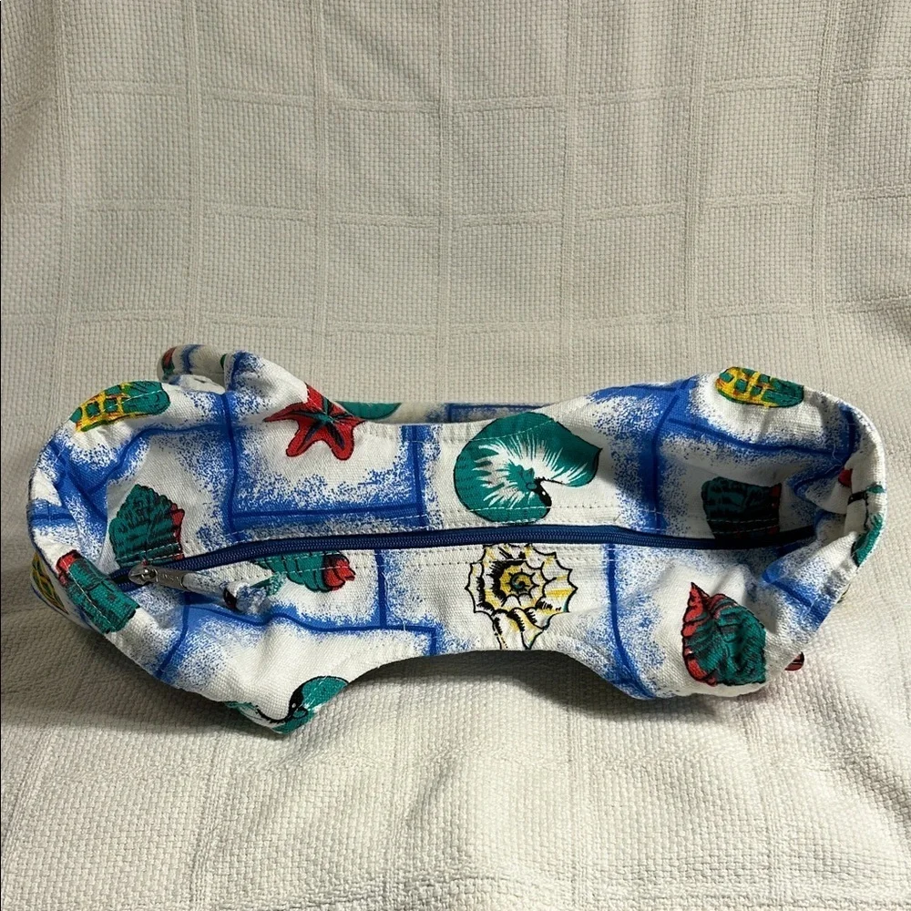 Colorful Seashell Patterned Tote Bag